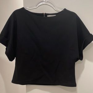 Anne Fontaine ponte cropped top